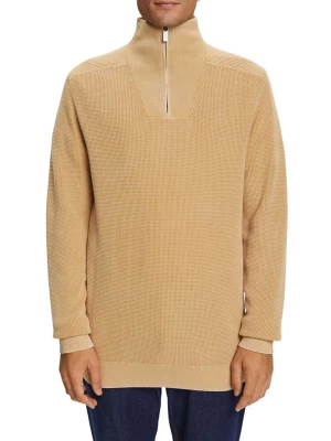ESPRIT Sweter w kolorze beżowym rozmiar: XL