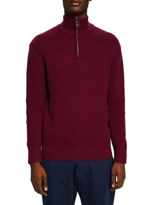 ESPRIT Sweter w kolorze bordowym rozmiar: L