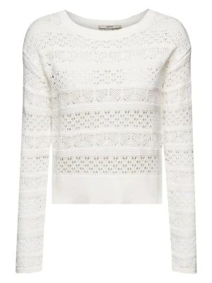 ESPRIT Sweter w kolorze kremowo-czerwonym rozmiar: XL