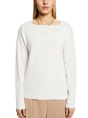 ESPRIT Sweter w kolorze kremowym rozmiar: S