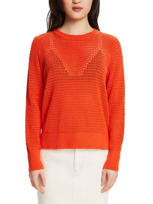 ESPRIT Sweter w kolorze pomarańczowym rozmiar: L