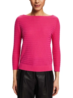 ESPRIT Sweter w kolorze różowym rozmiar: S