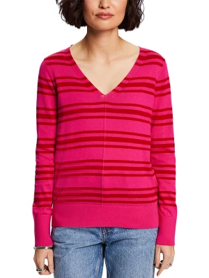 ESPRIT Sweter w kolorze różowym rozmiar: L