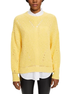 ESPRIT Sweter w kolorze żółtym rozmiar: L