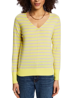 ESPRIT Sweter w kolorze żółtym rozmiar: L