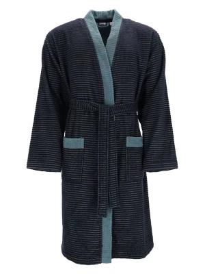 ESPRIT Szlafrok "Double Stripe" w kolorze granatowym rozmiar: 44 / 46