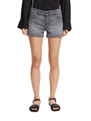 ESPRIT Szorty dżinsowe w kolorze szarym rozmiar: W28