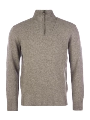 Essential Lambswool Half Zip Sweater Barbour