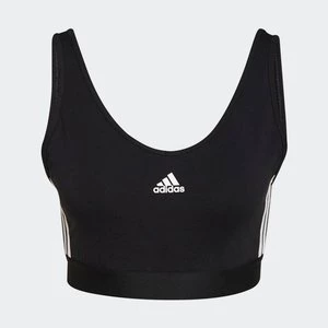 Essentials 3-Stripes Crop Top With Removable Pads Adidas