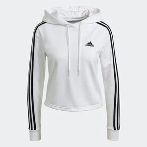 Essentials 3-Stripes Cropped Hoodie Adidas