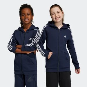 Essentials 3-Stripes Fleece Full-Zip Hoodie Adidas