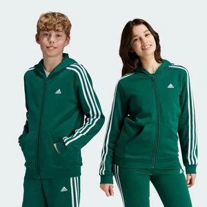 Essentials 3-Stripes Fleece Full-Zip Hoodie Adidas