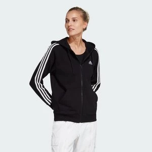 Essentials 3-Stripes French Terry Regular Full-Zip Hoodie Adidas