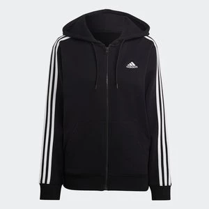 Essentials 3-Stripes French Terry Regular Full-Zip Hoodie Adidas