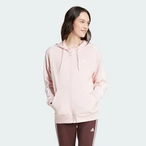 Essentials 3-Stripes French Terry Regular Full-Zip Hoodie Adidas