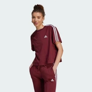 Essentials 3-Stripes Single Jersey Crop Top Adidas