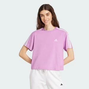 Essentials 3-Stripes Single Jersey Crop Top Adidas