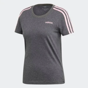 Essentials 3-Stripes Tee Adidas szary