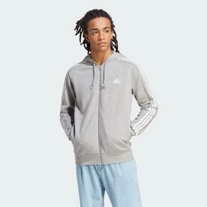 Essentials French Terry 3-Stripes Full-Zip Hoodie Adidas