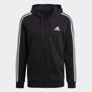 Essentials French Terry 3-Stripes Full-Zip Hoodie Adidas