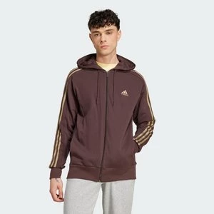 Essentials French Terry 3-Stripes Full-Zip Hoodie Adidas