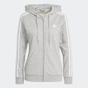 Essentials French Terry 3-Stripes Full-Zip Hoodie Adidas