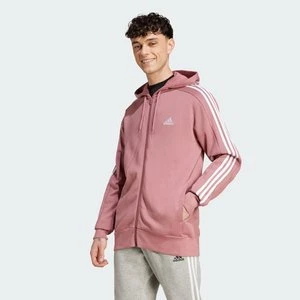 Essentials French Terry 3-Stripes Full-Zip Hoodie Adidas