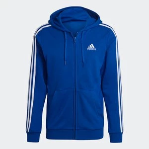 Essentials French Terry 3-Stripes Full-Zip Hoodie Adidas