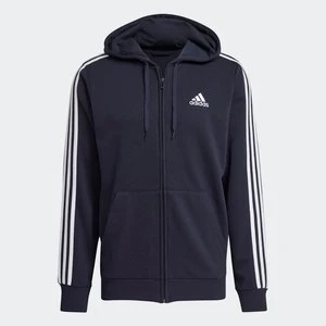 Essentials French Terry 3-Stripes Full-Zip Hoodie Adidas