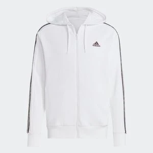 Essentials French Terry 3-Stripes Full-Zip Hoodie Adidas