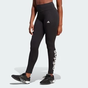 ESSENTIALS HIGH-WAISTED LOGO LEGGINGS Adidas