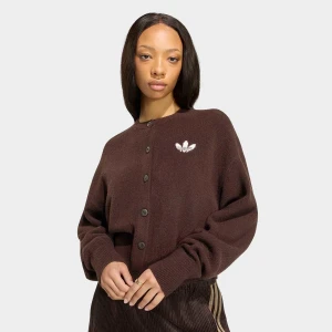 Essentials Knit Cardigan adidas Originals brązowy