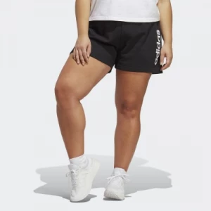 Essentials Linear French Terry Shorts (Plus Size) adidas