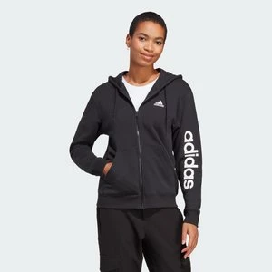 Essentials Linear Full-Zip French Terry Hoodie Adidas