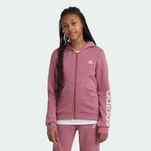 Essentials Linear Logo Full-Zip Hoodie Adidas różowy