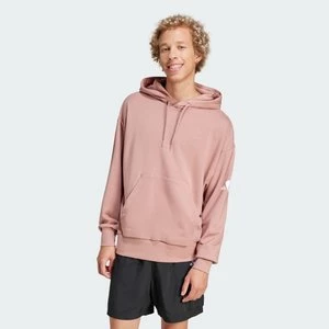 Essentials Loose-Fit 3 Bar Logo French Terry Hoodie Adidas