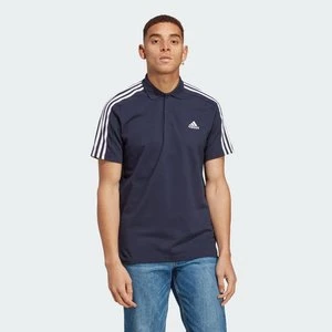 Essentials Piqué Embroidered Small Logo 3-Stripes Polo Shirt Adidas