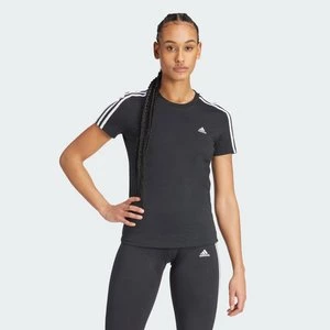 Essentials Slim 3-Stripes Tee Adidas