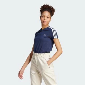 Essentials Slim 3-Stripes Tee Adidas