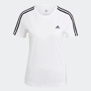 Essentials Slim 3-Stripes Tee Adidas