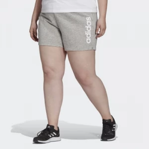 Essentials Slim Logo Shorts (Plus Size) adidas