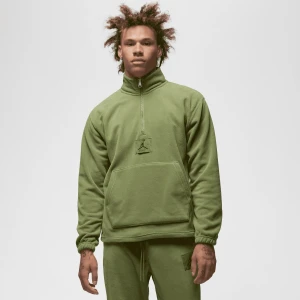 Jordan Essentials Winterized Fleece Half-Zip mężczyźni Bluzy zielony rozmiar Odzież