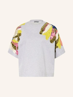 Essentiel Antwerp Bluza Jadda Z Cekinami grau szary