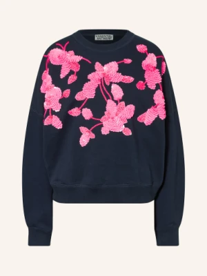 Essentiel Antwerp Bluza Jaga Z Cekinami blau