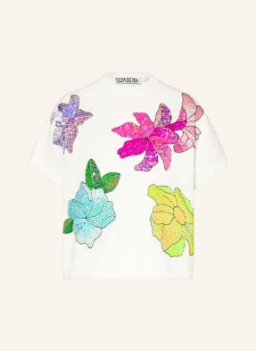 Essentiel Antwerp Bluza Nierozpinana Z Cekinami I Ozdobnymi Kamykami weiss