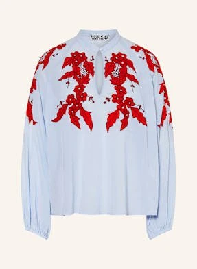 Essentiel Antwerp Bluzka Ishimbay Z Ozdobnymi Kamykami blau