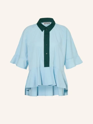 Essentiel Antwerp Bluzka Kaylee Z Rękawami 3/4 blau
