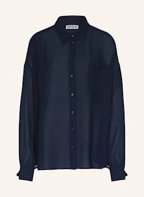 Essentiel Antwerp Koszula Oversize Ifire Z Wolantami blau