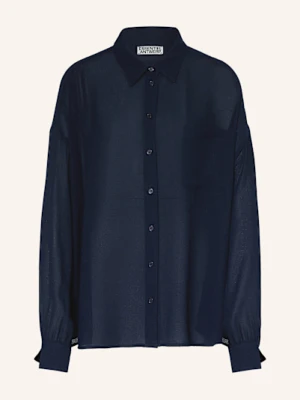 Essentiel Antwerp Koszula Oversize Ifire Z Wolantami blau