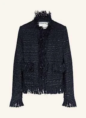 Essentiel Antwerp Kurtka Z Bouclé Iskra blau